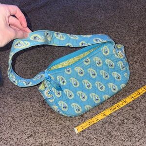 Vera Bradley Maggie Hobo Shoulder Bag Bermuda Blue retired purse 2005 release